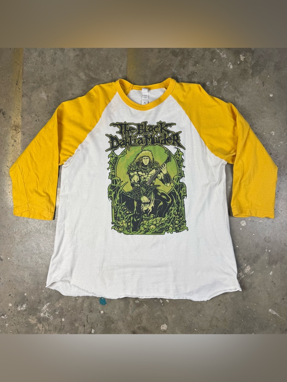 The Black Dahlia Murder T-Shirt Sz XL Barbaric Shredding Raglan Tee Death Metal